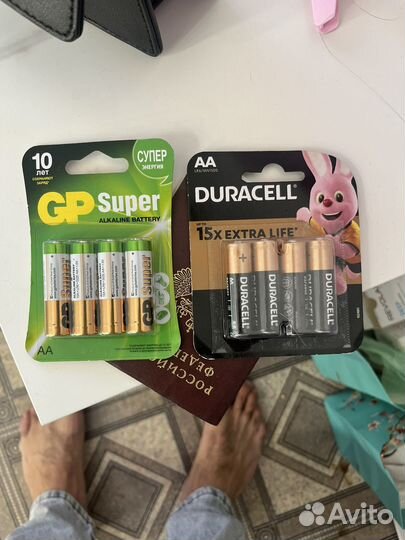 Батарейки duracell