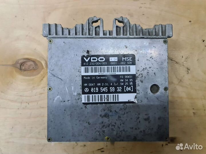 Эбу двигателя M111 Mercedes W202