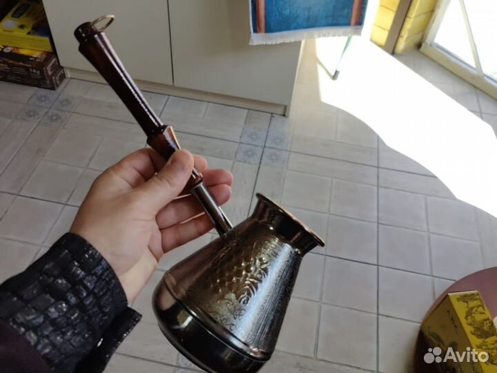 Турка для кофе медная/турки