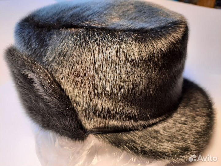 Норковая шапка мужская новая
