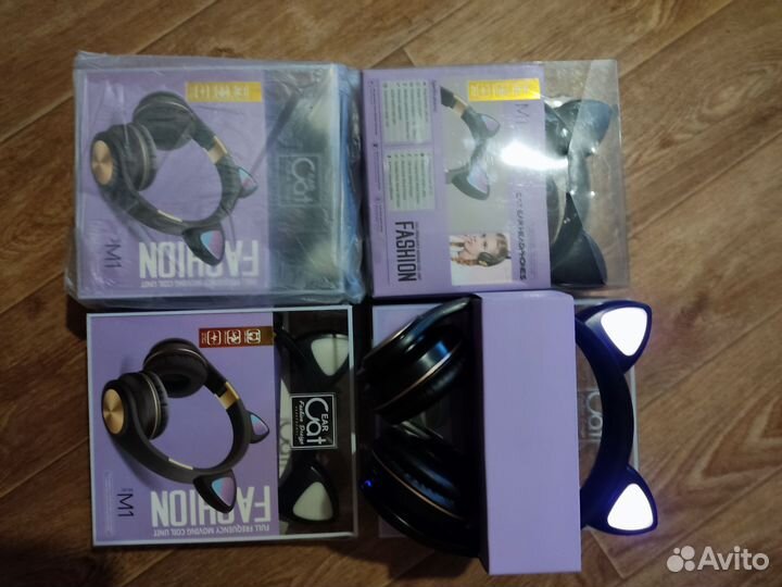 Bluetooth наушники с ушками кошки. Cat Ear M2