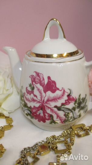 Чайник Цикламен Рига 1975-76 год Редкость