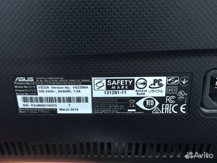Монитор Asus