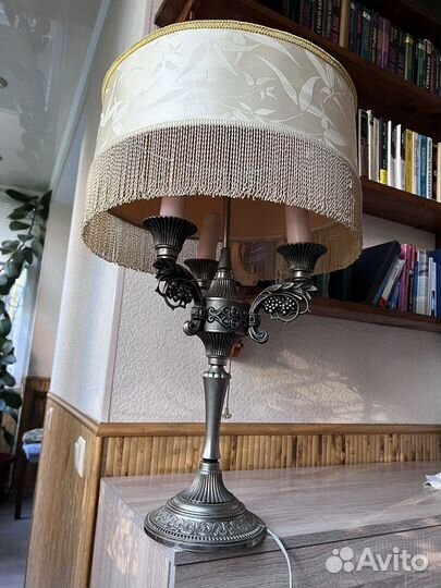 Раритет лампа настольная ретро винтаж