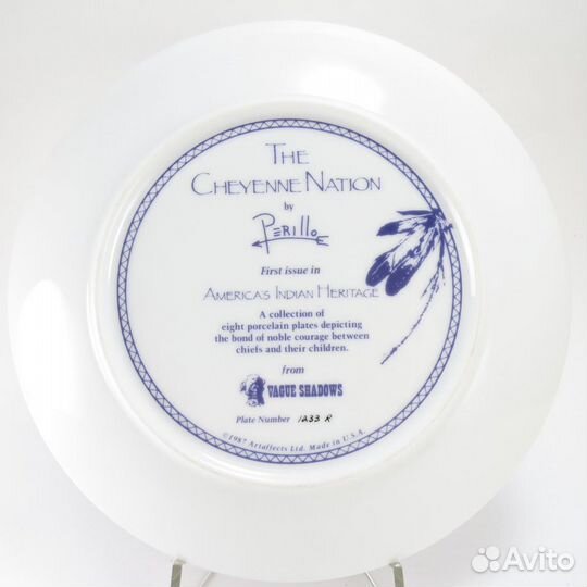 Тарелка Наследие Американских Индейцев: Шайенский