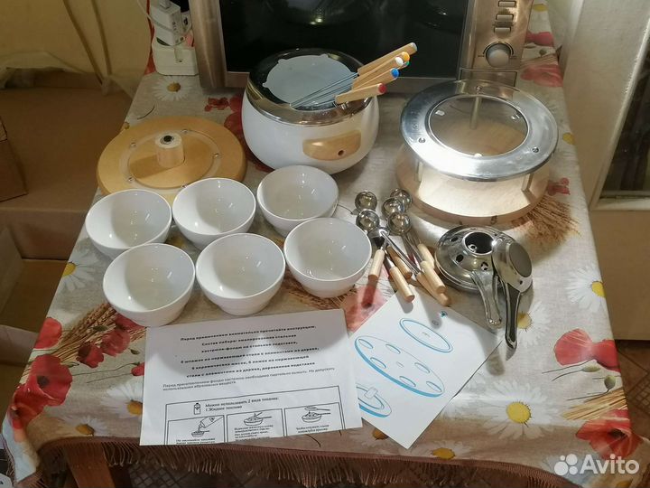 Набор для фондю сырного и шоколадного