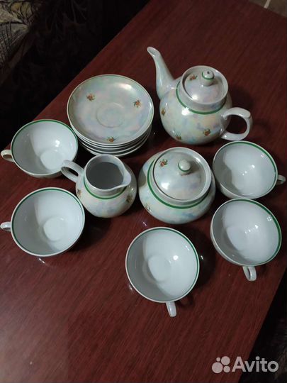 Чайный сервис СССР Дулево 1997 г