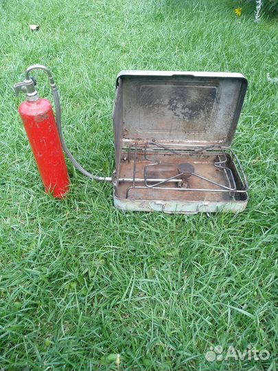 Плитка газовая туристическая с баллонами