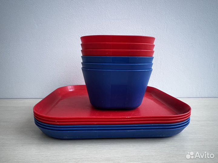 Тарелки-подносы и миски IKEA