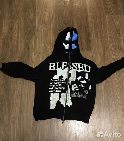 Full zip hoodie blessed
