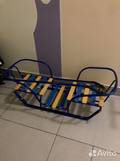 Санки двойные новые