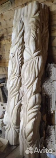 Резные столбы