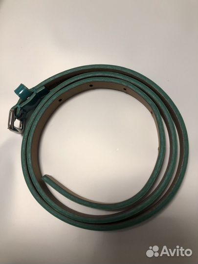 Ремень carlo pazolini натуральная кожа бирюзовый