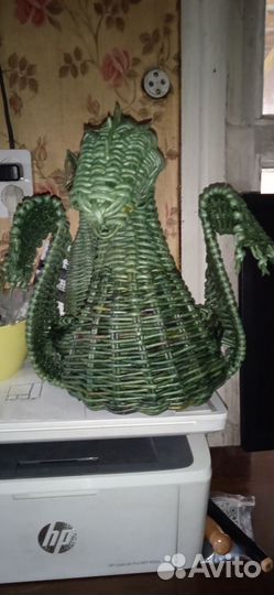 Плетение из бумажной лозы