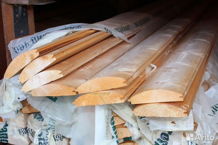 Вагонка Блок-Хаус ель/сосна