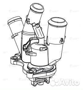 Термостат ford focus II 05- 1.6 LT1039 luzar