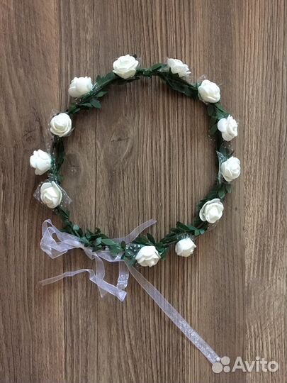 Веночки из розочек венок украшение для волос Венки