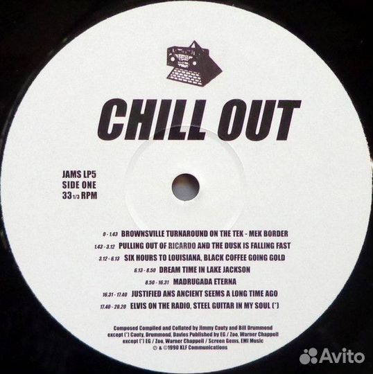 Пластинка THE KLF - Chill Out