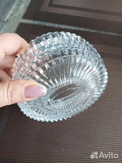 Хрустальные вазочки цена за 2