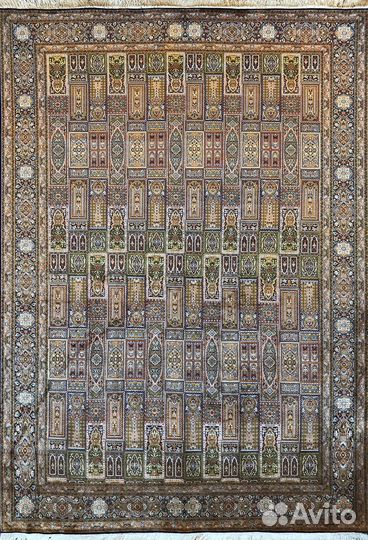 Шелковый ковер кашмир