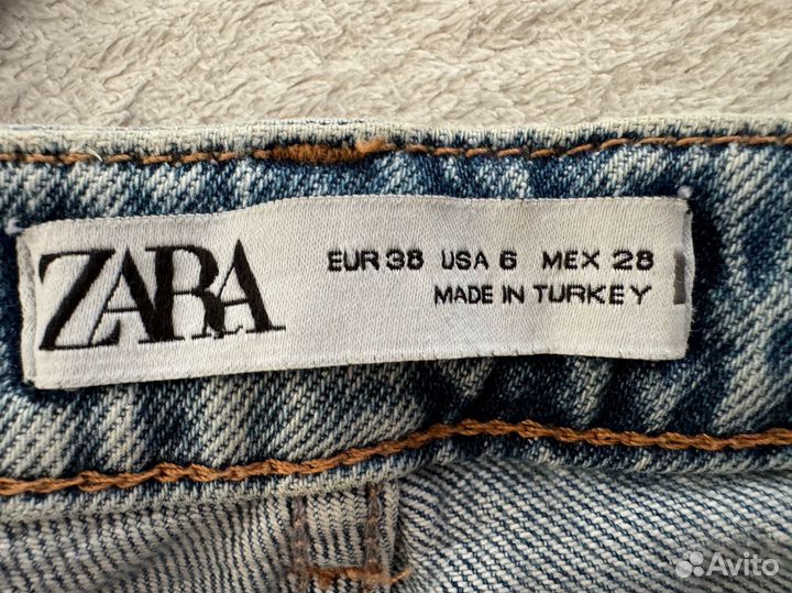 Джинсы zara женские клеш 28