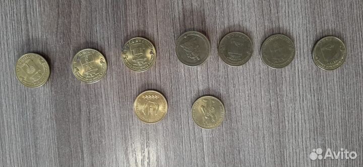 Юбилейные монеты гвс 2011-2018г