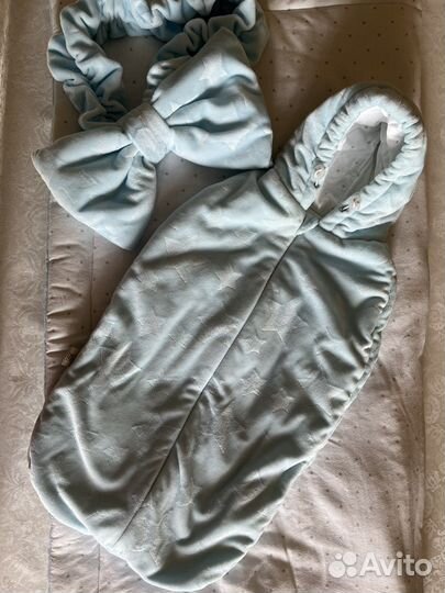 Комплект на выписку для мальчика весна