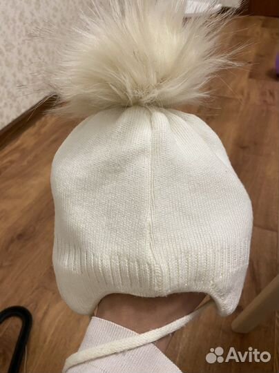 Зимняя шапка для новорожденных