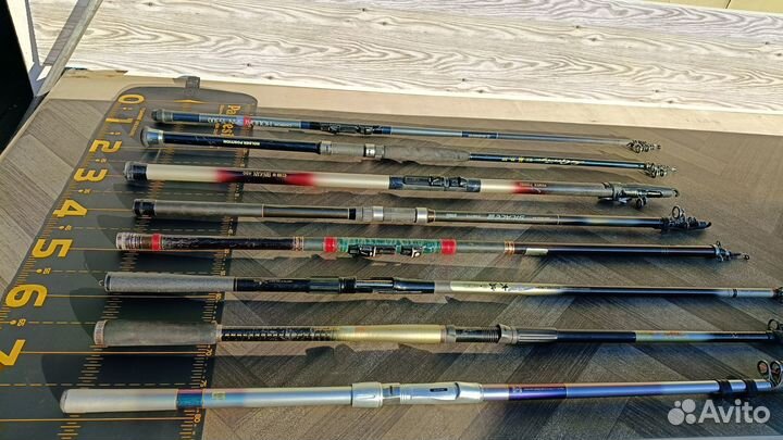 Телескопические удилища удочки Япония