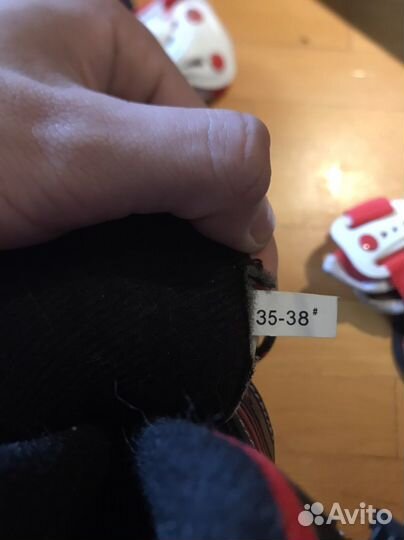 Ролики раздвижные TopBest унисекс красные