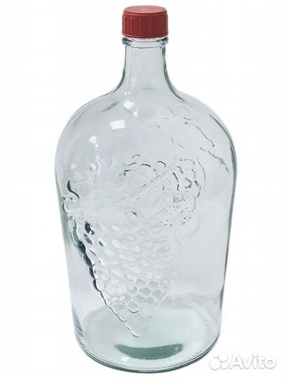 Бутыль стеклянная 0,5, 1, 3, 5, 7, 10 литров