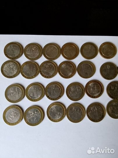 Коллекция 10 рублевых монет