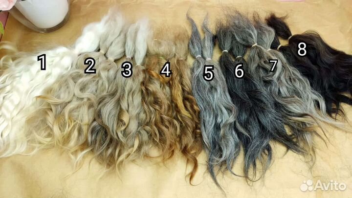 Локоны козы, пух козы