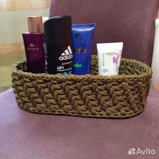 Корзинки вязаные, ручная работа