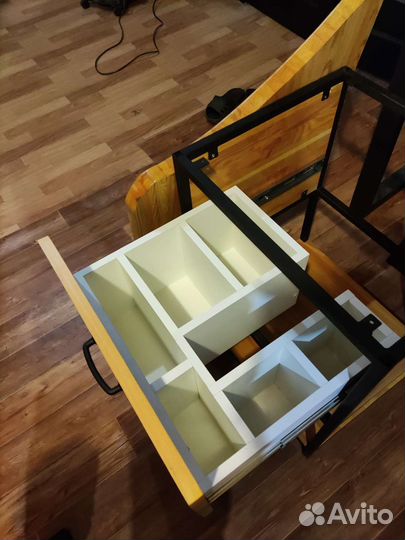 Столешница из дерева в ванную