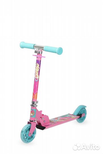 Самокат детский двухколесный barbie