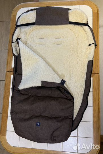 Конверт зимний шерстяной (для новорождённых)