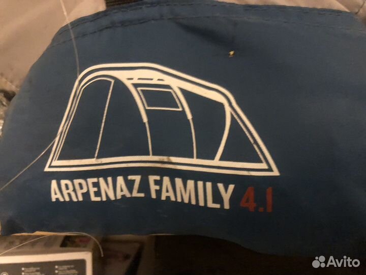 Палатка 4-местная arpenaz family 4.1 Quechua