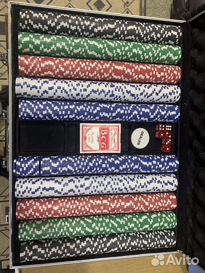 Покерный набор 1000 фишек