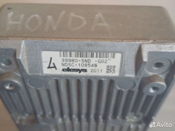 Эбу Хонда цивик4д гибрид 1.3 39980-SND GO