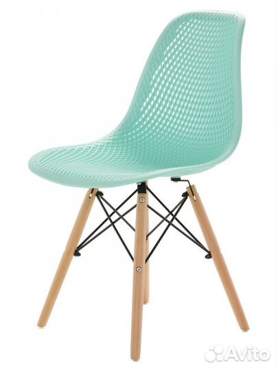 Стул ажурный в стиле eames DSW,мятный, 1 шт NEW
