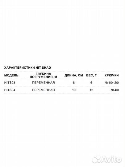 Мягкая приманка storm Hit Shad 04/10см,12гр. 24шт