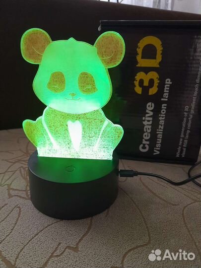 Новый 3D Светильник-ночник