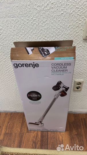 Вертикальный пылесос gorenje