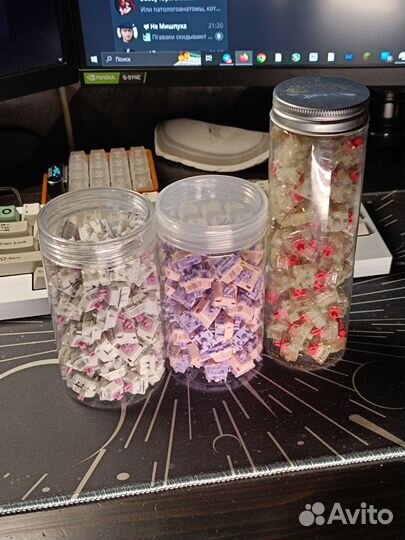 Свитчи для механической клавиатуры разные