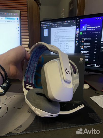 Беспроводные наушники logitech g733