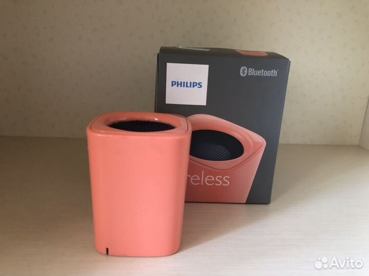 Беспроводная акустика Philips BT100 розовый