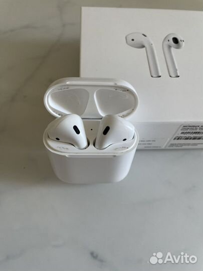 Беспроводные наушники apple airpods оригинал