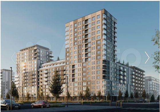 2-к. квартира, 73,3 м², 7/9 эт.