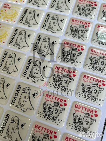 3D стикеры оптом